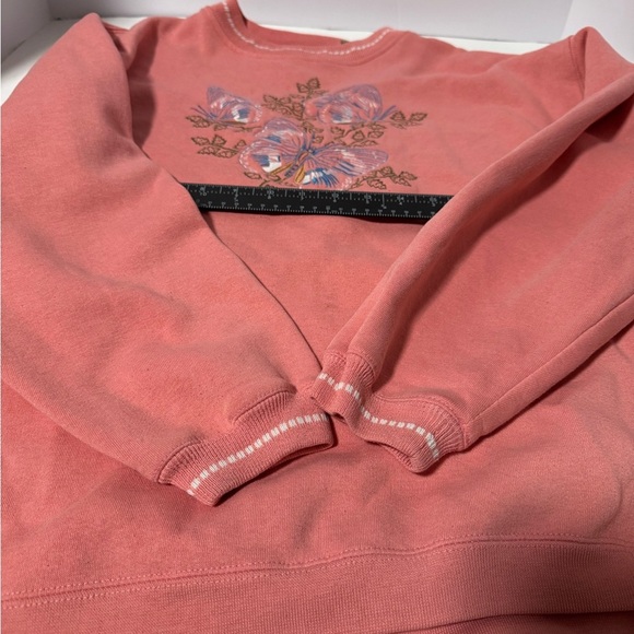 Vintage Antero sweatshirts with embroidered butterflies large - Picture 10 of 12
